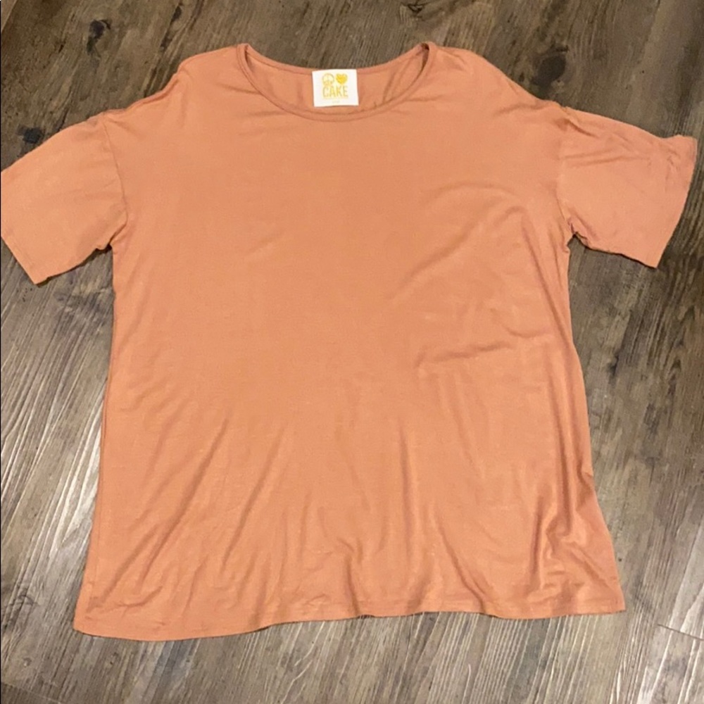 Peace Love Cake Short Sleeve Blouse